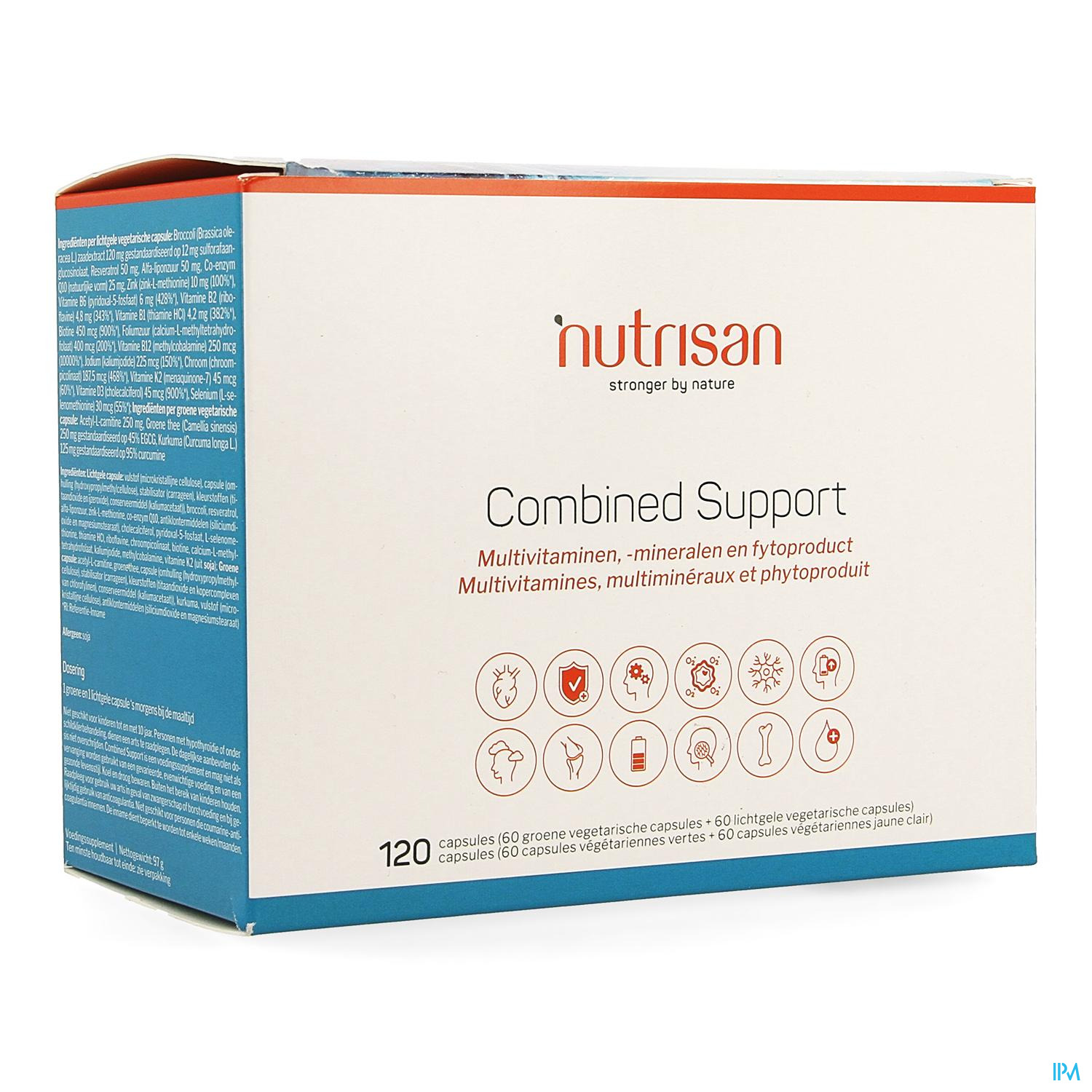 Combined Support V-caps 60 + V-caps 60 Nutrisan