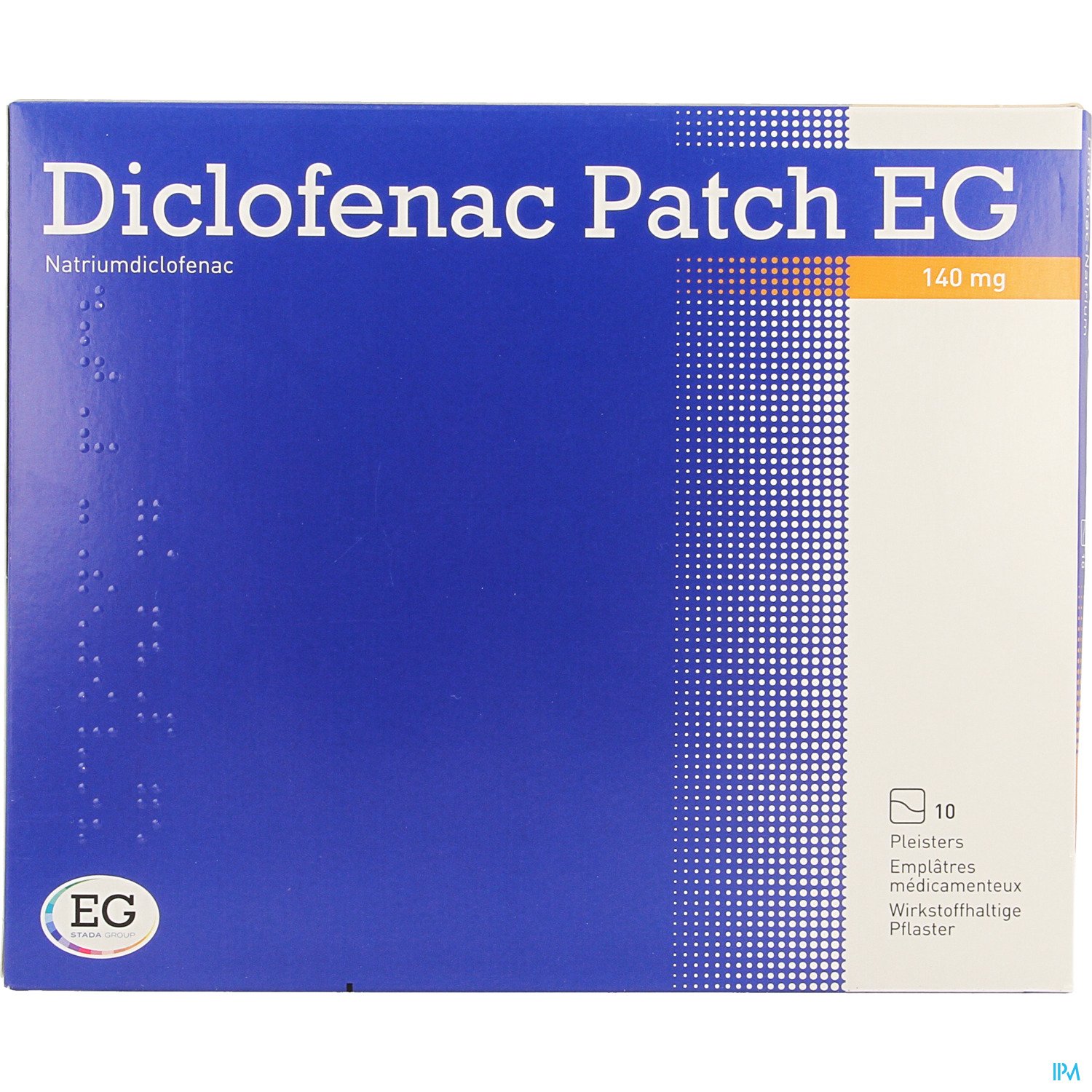 Diclofenac Patch EG 140Mg Pleister 10