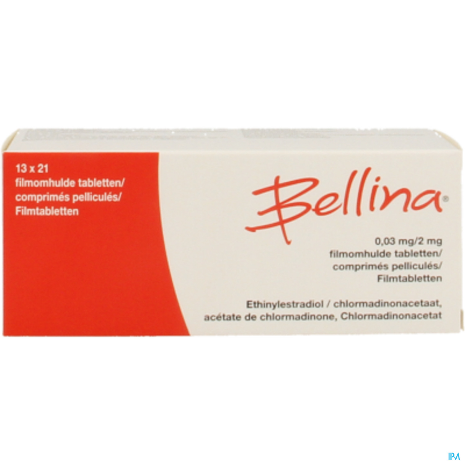 Bellina 0,03mg/2mg Comp 13 X 21