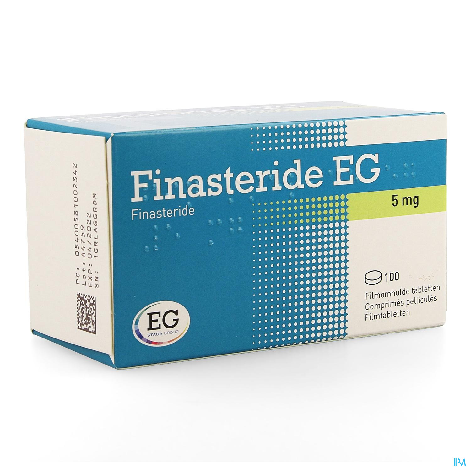 Finasteride EG Comp 100 X 5 mg