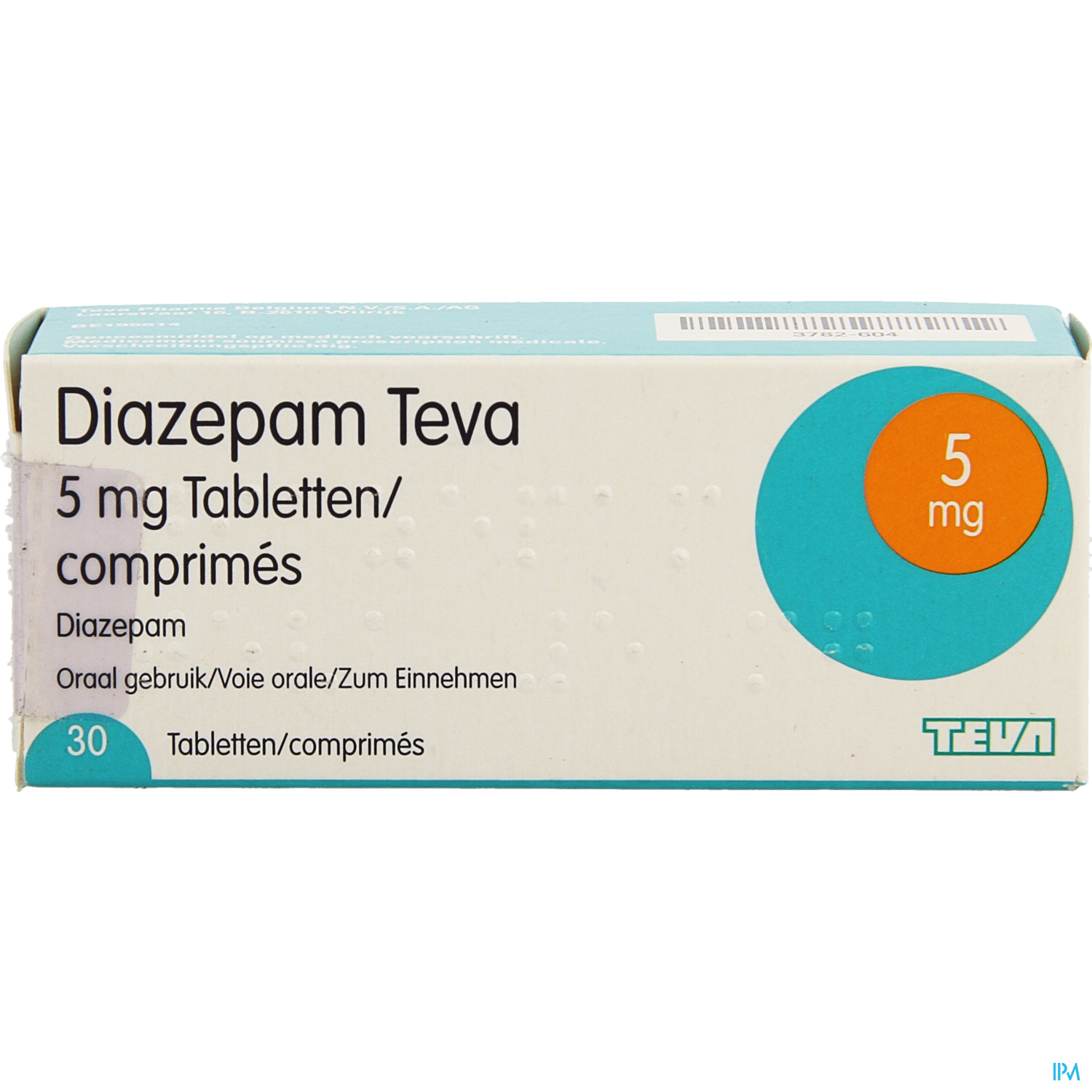 Diazepam Teva Comp 30 X 5mg