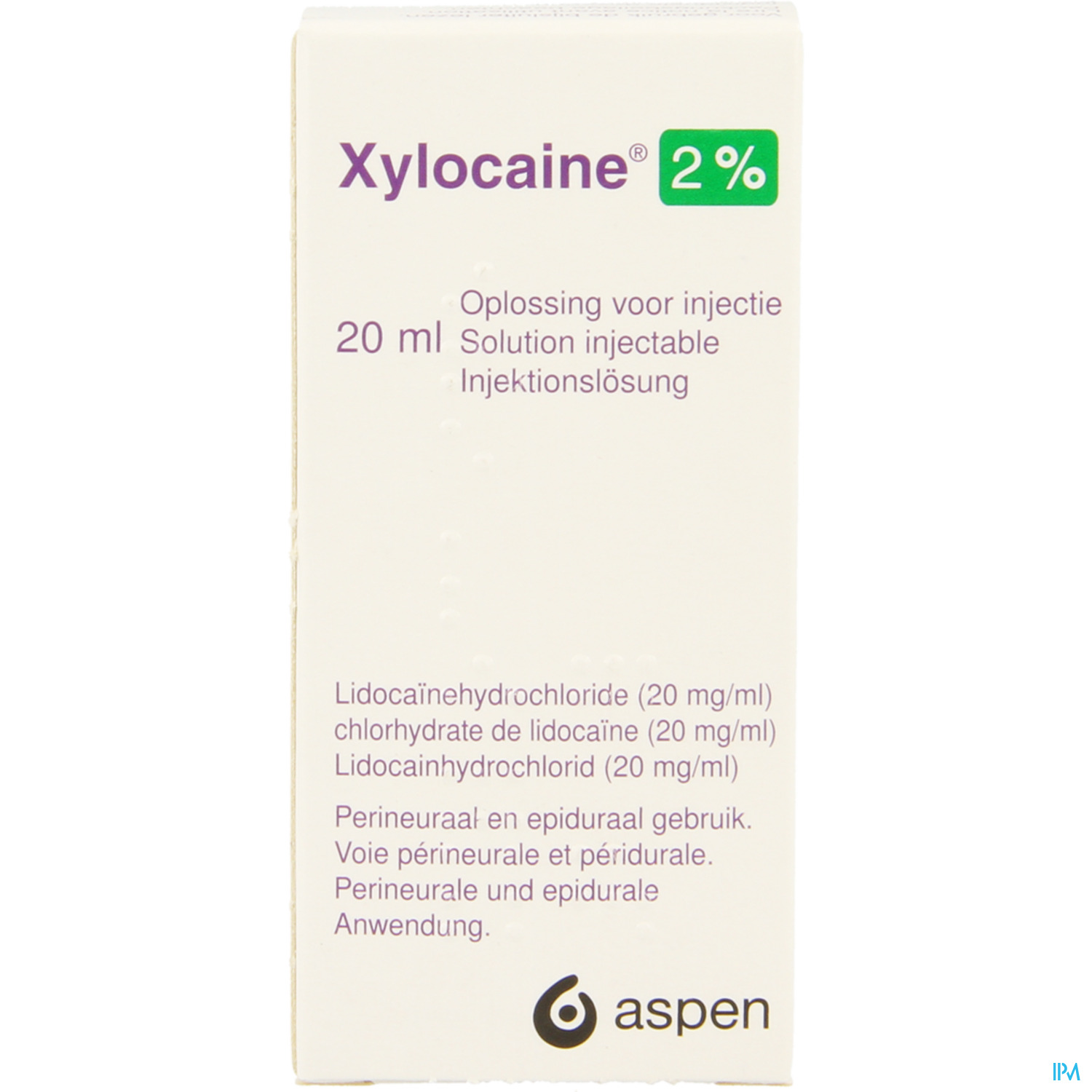 Xylocaine Inj 1x20ml 2%