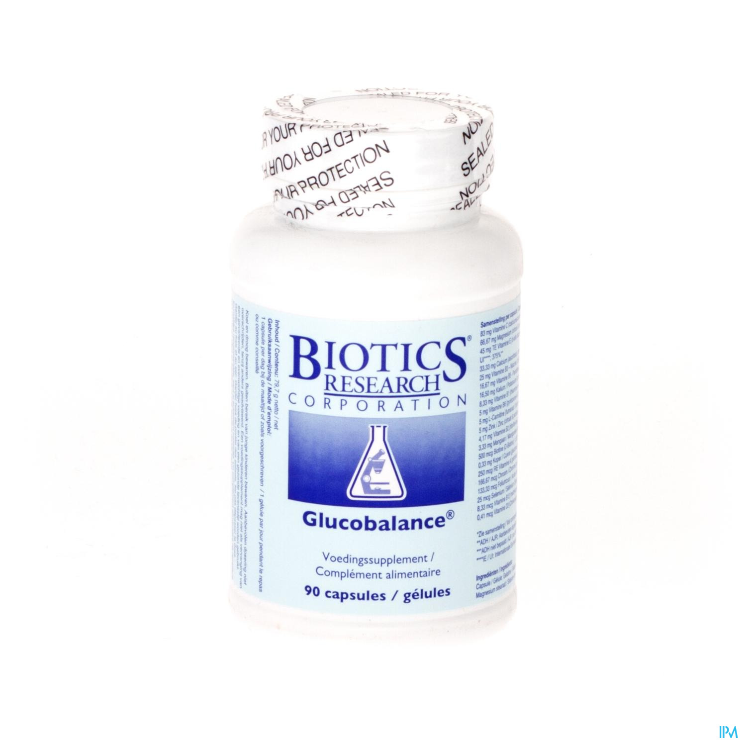 Glucobalance Biotics Comp 90