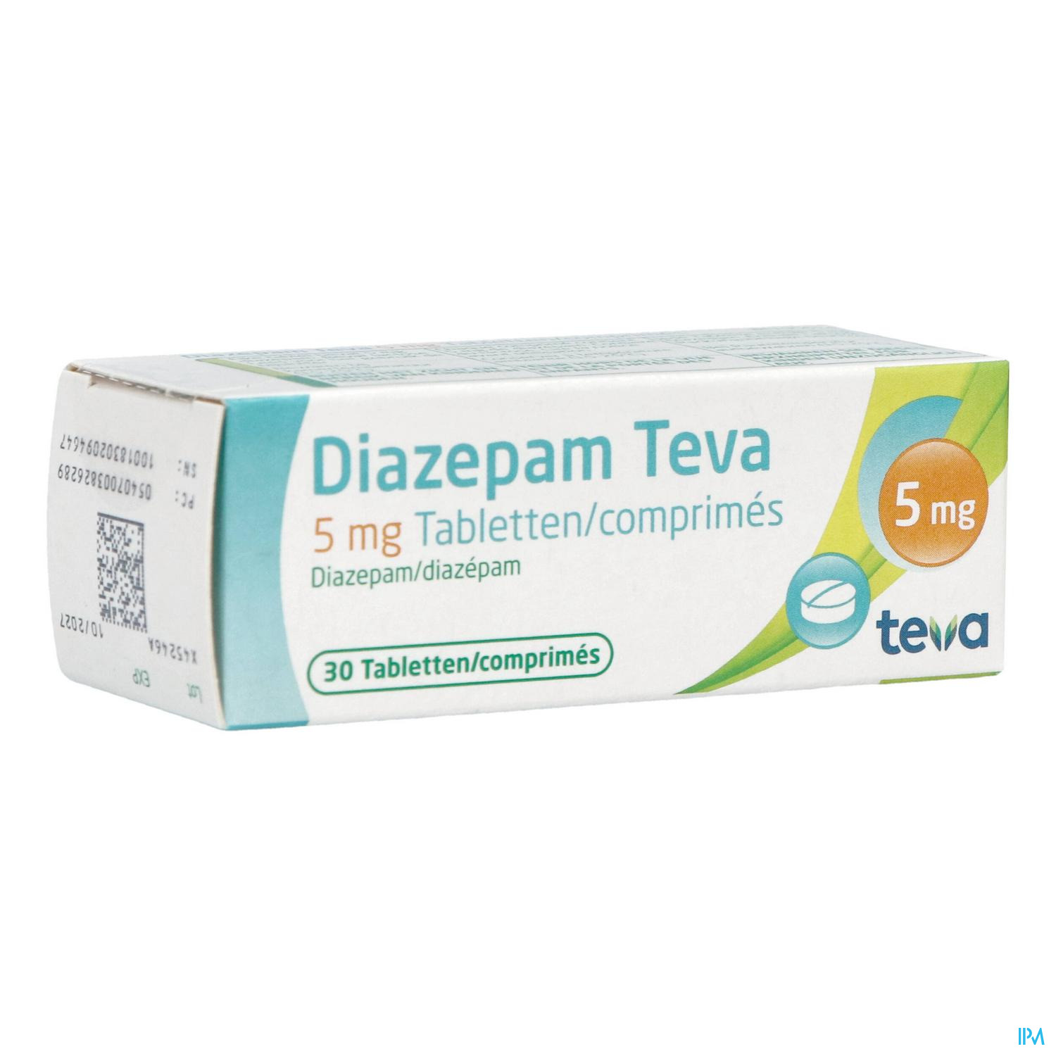 Diazepam Teva Comp 30 X 5mg