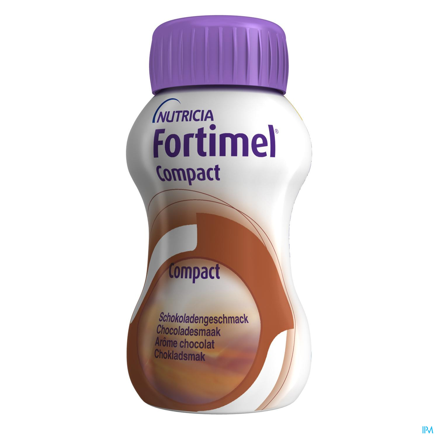 Fortimel Compact Chocolade Flesjes 4x125 ml