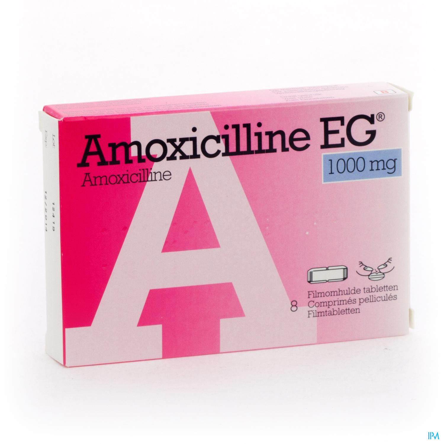 Amoxicilline Eg Tabl  8 X 1 G