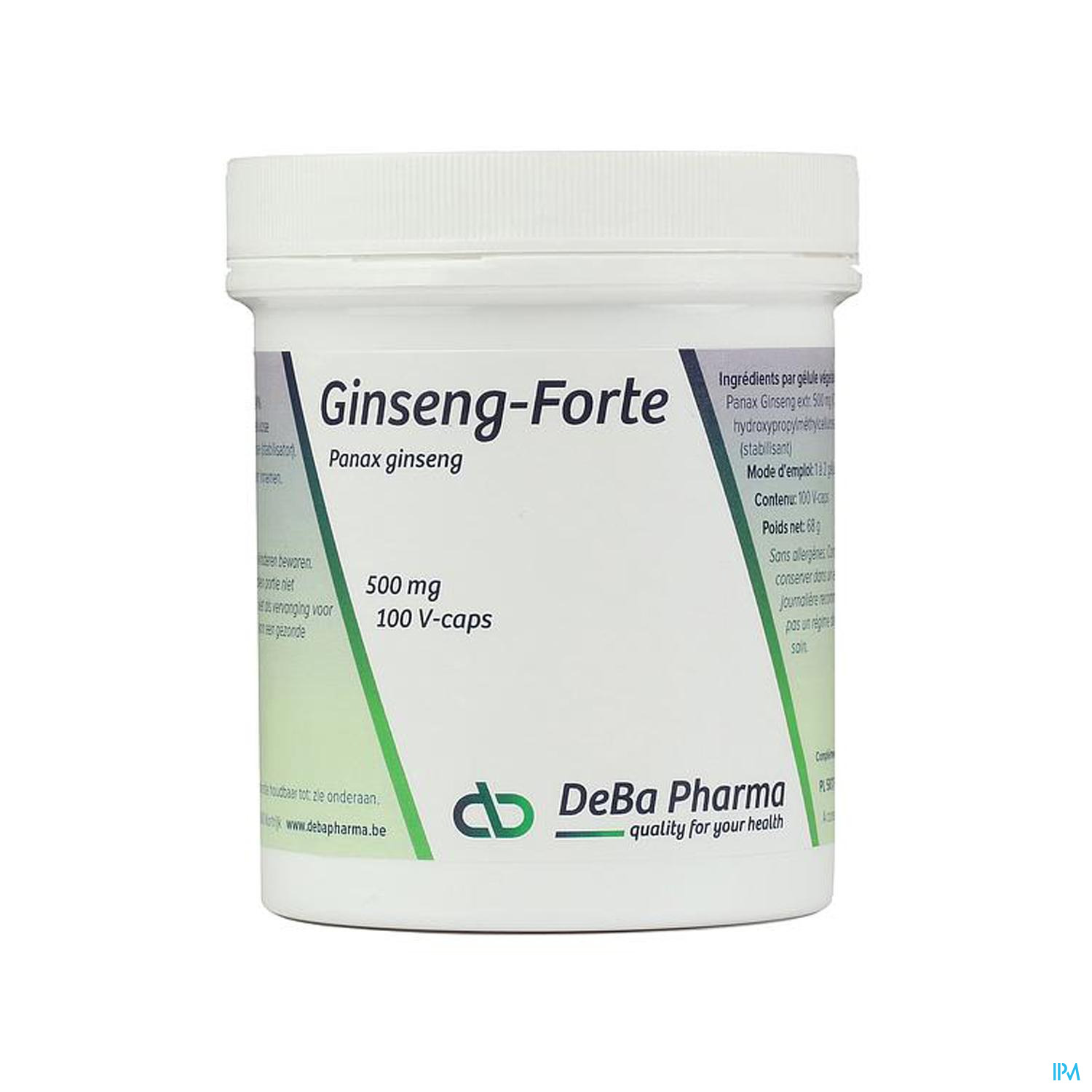 Ginseng Forte Comp 100x500mg Deba
