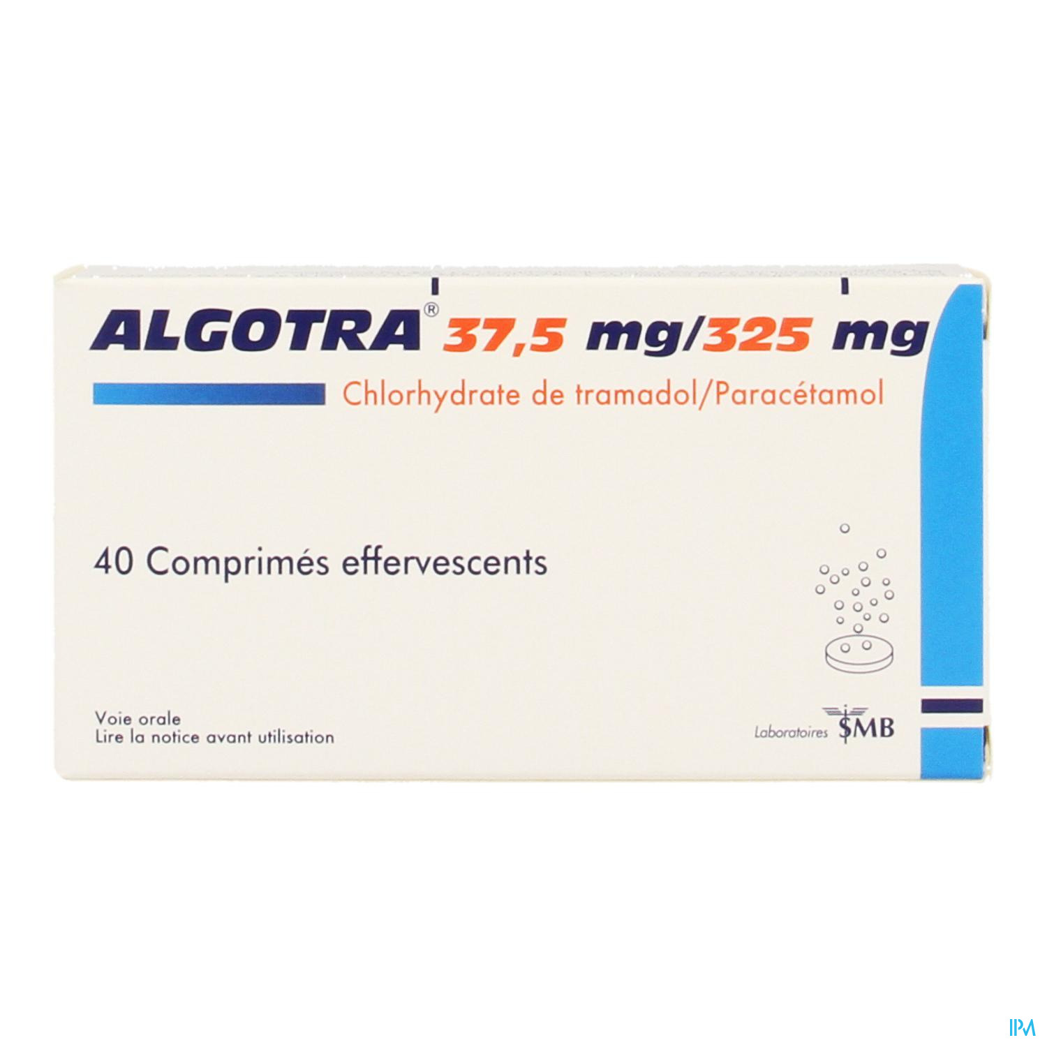 Algotra 37,5mg/325mg Bruistabletten 40