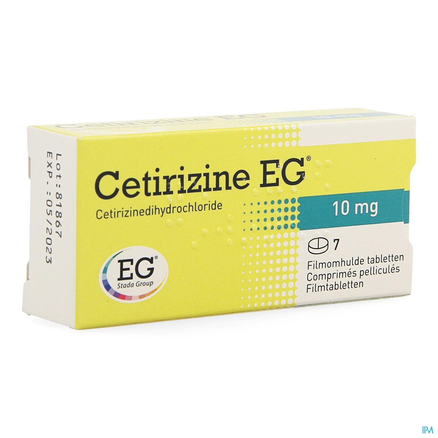 Cetirizine EG Comp   7 X 10 mg