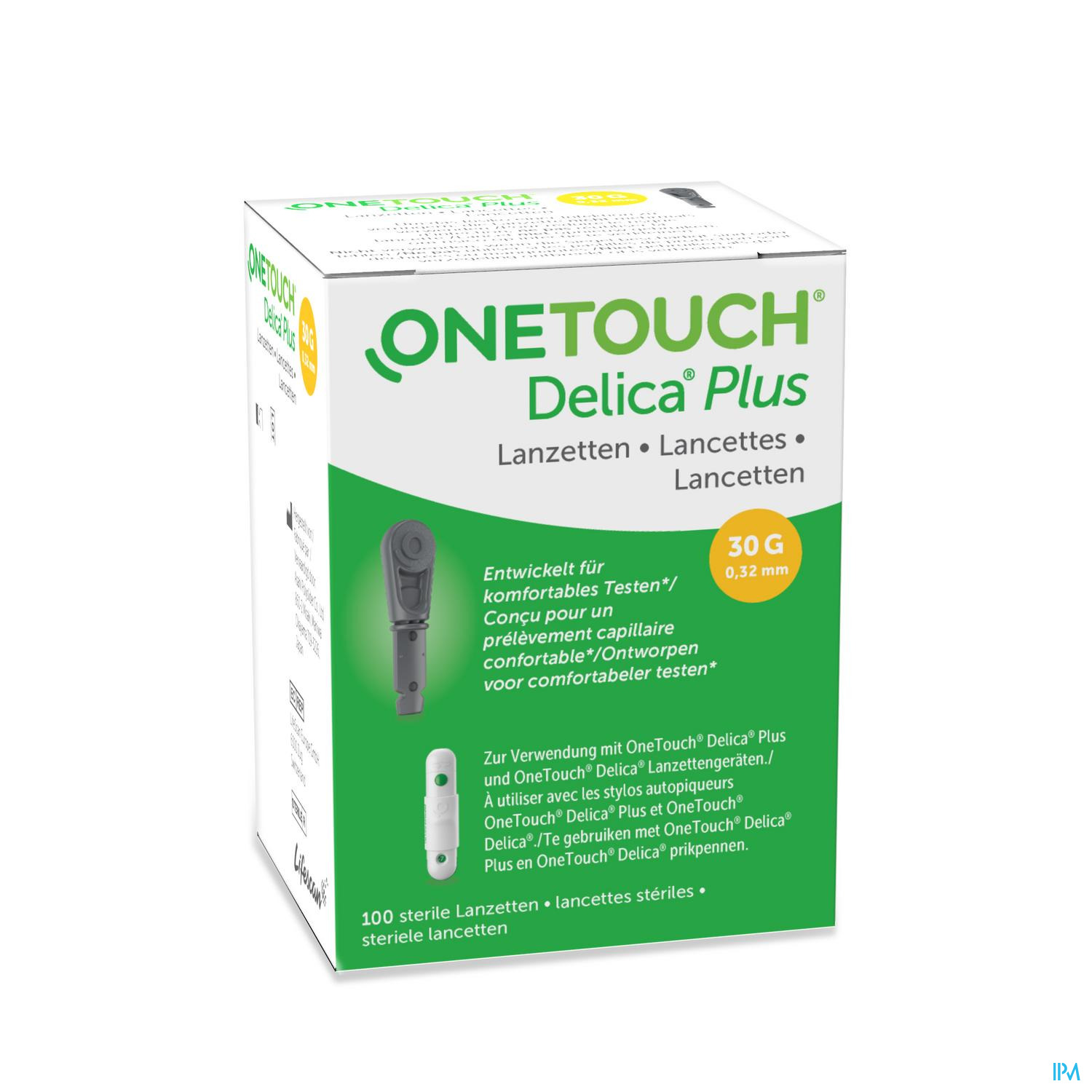 OneTouch Delica Plus Lancetten (100)