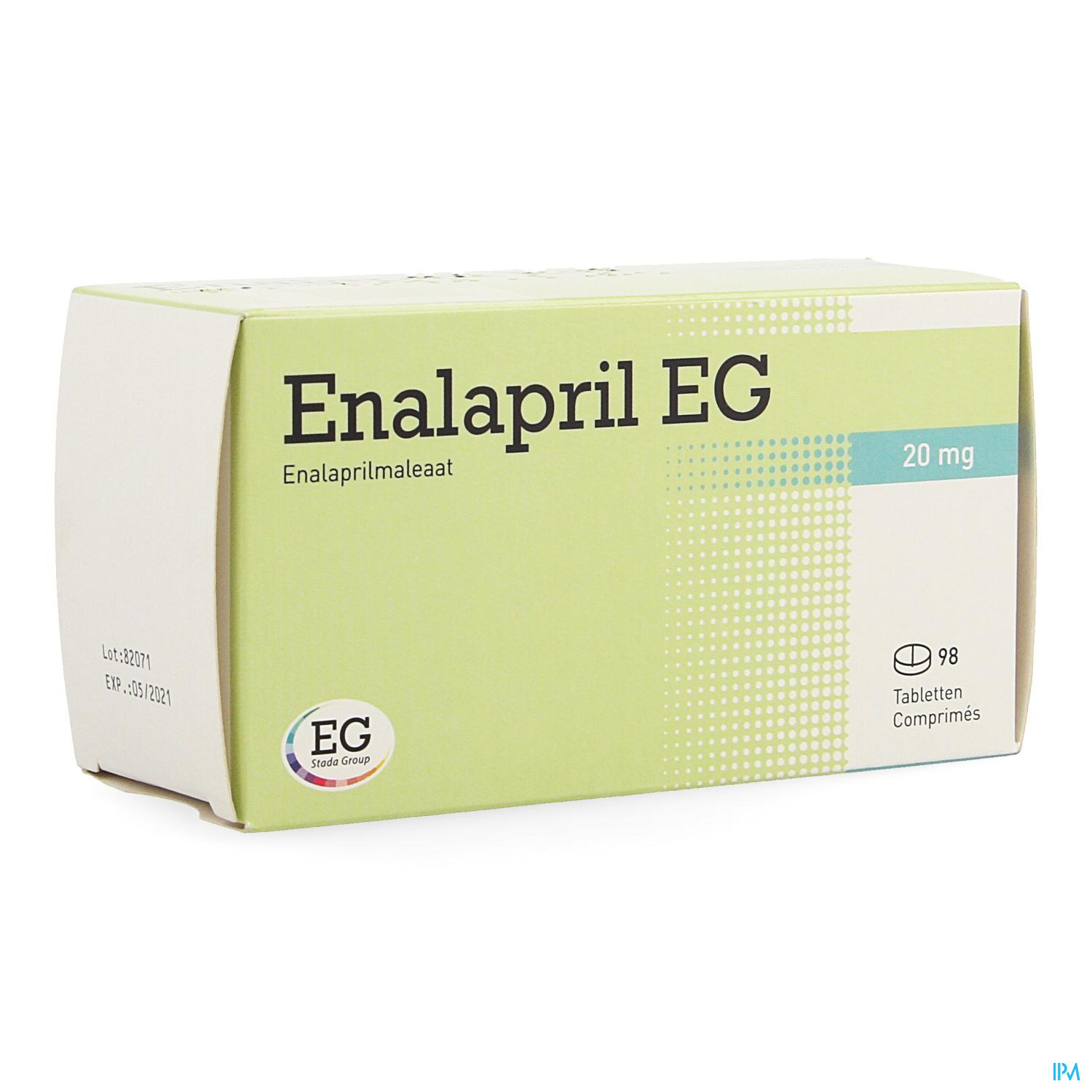 Enalapril EG Comp. 98 X 20 mg