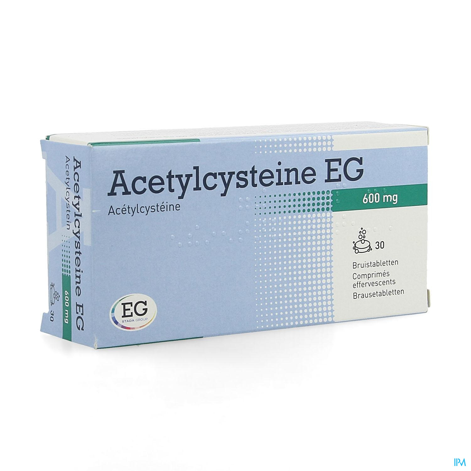 Acetylcysteine EG 600Mg Bruistabl 30X600Mg