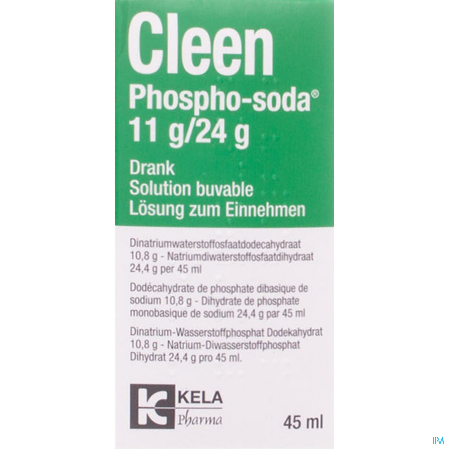 Cleen Phospho-soda 11g/24g Drinkbare Opl Fl 45ml