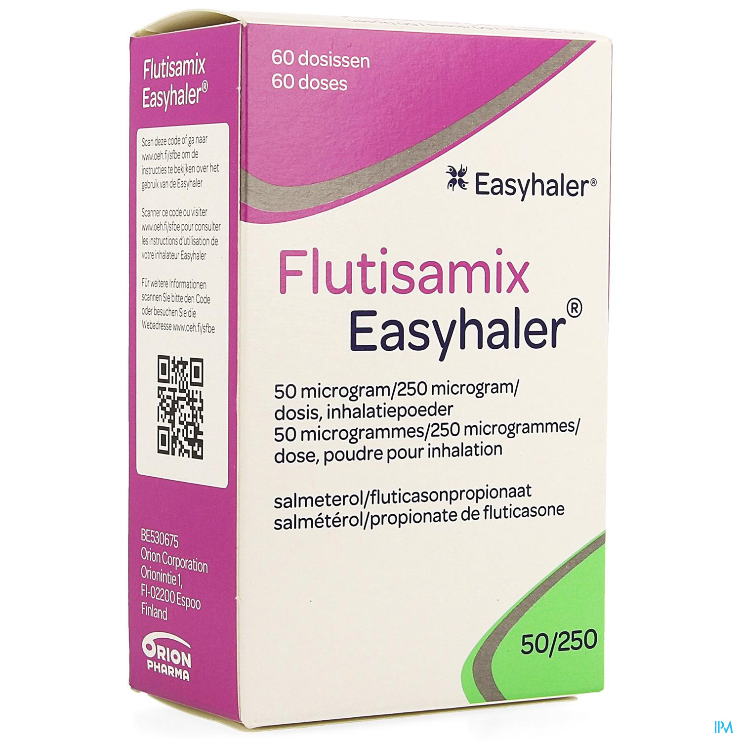 Flutisamix Easyhaler 50mcg/250mcg Dosis 1 X 60